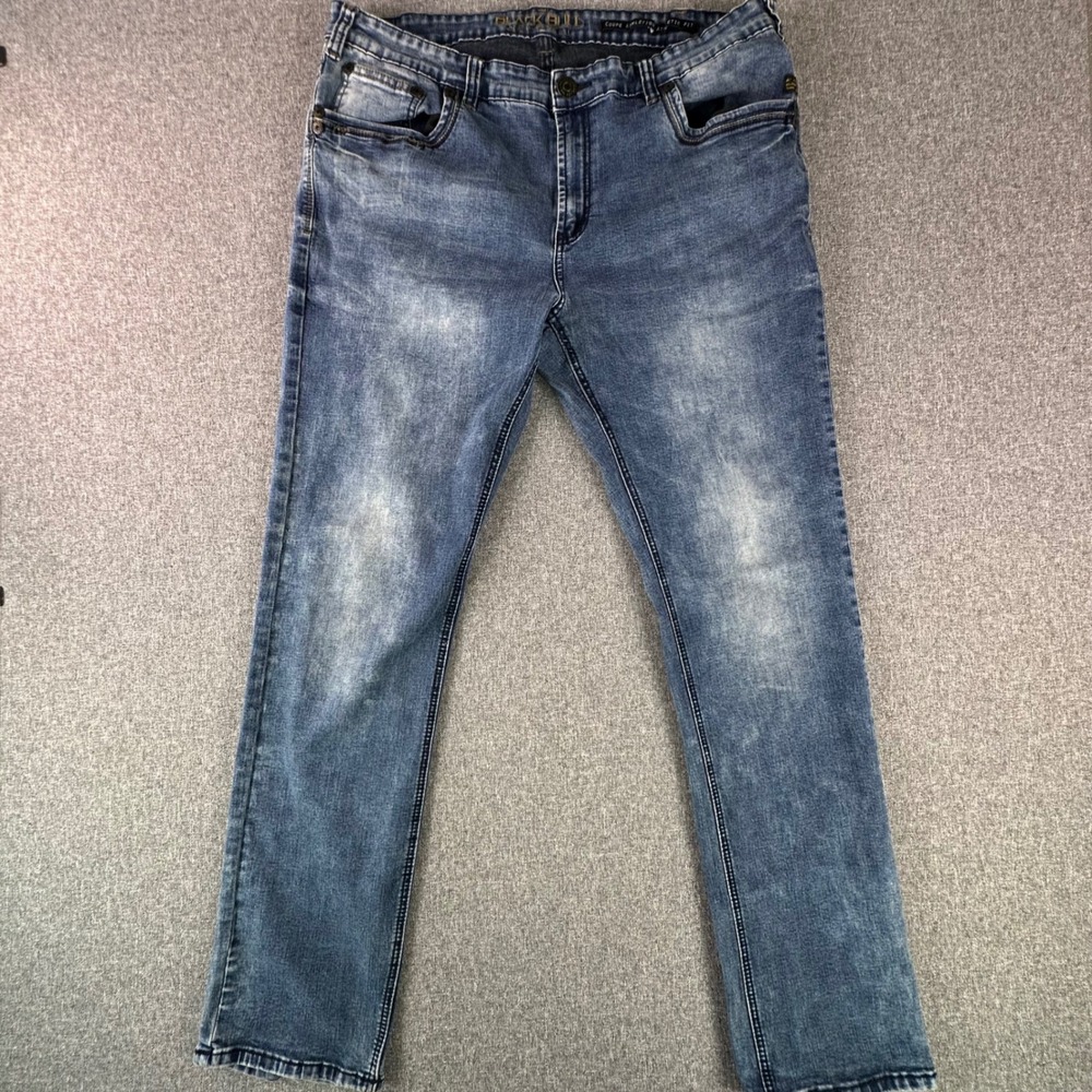 Black Bull Jeans Mens 40x34 Athletic Fit Blue Faded Stretch Denim